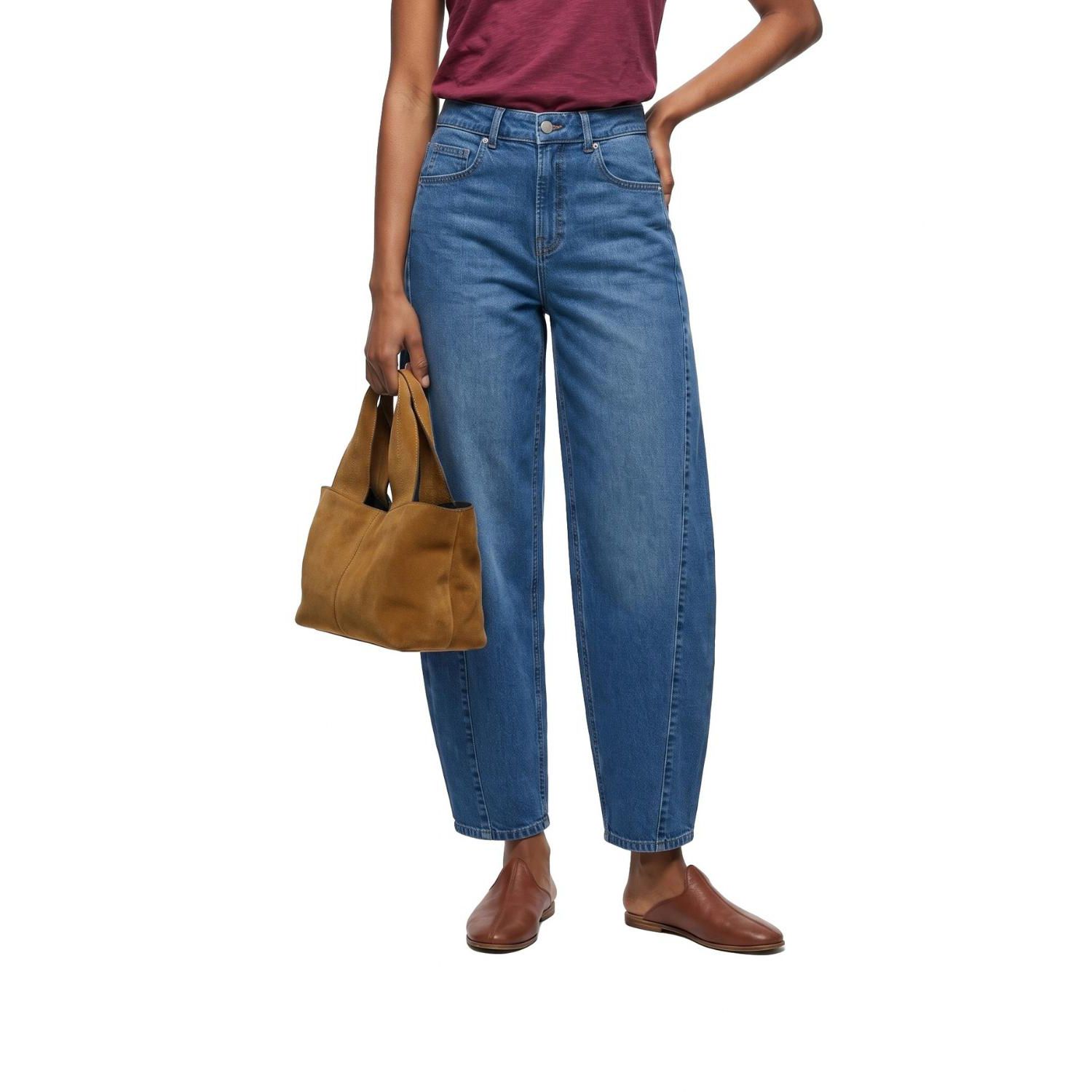 Women's Mid-rise Baggy Jeans
