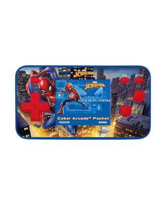 Lexibook Spider-Man, Cyber Arcade Pocket Game Console, 150 games, LCD screen, battery operated