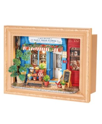Daily Fresh Flower 3D Wooden Puzzle Miniature Flower Shop, Ages 14+