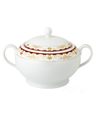 La Luna Collection New Bone China Soup Tureen and Lid, Mabel Design