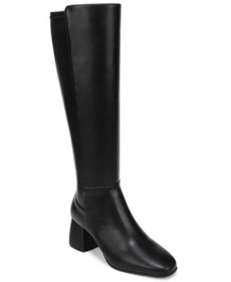 Women's Palomaa Knee High Square Toe Faux Leather Boots