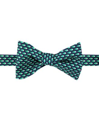 Tommy Hilfiger Men's Micro Fish Print To-Tie Bow Tie