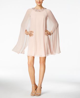 Vince camuto chiffon 2025 cape dress