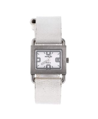 Barenia Quartz Watch in Stainless Steel and Leather 21mm
