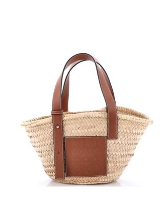 Small Basket Tote Raffia