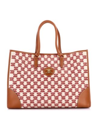 Horizontal Cabas Tote Triomphe Canvas