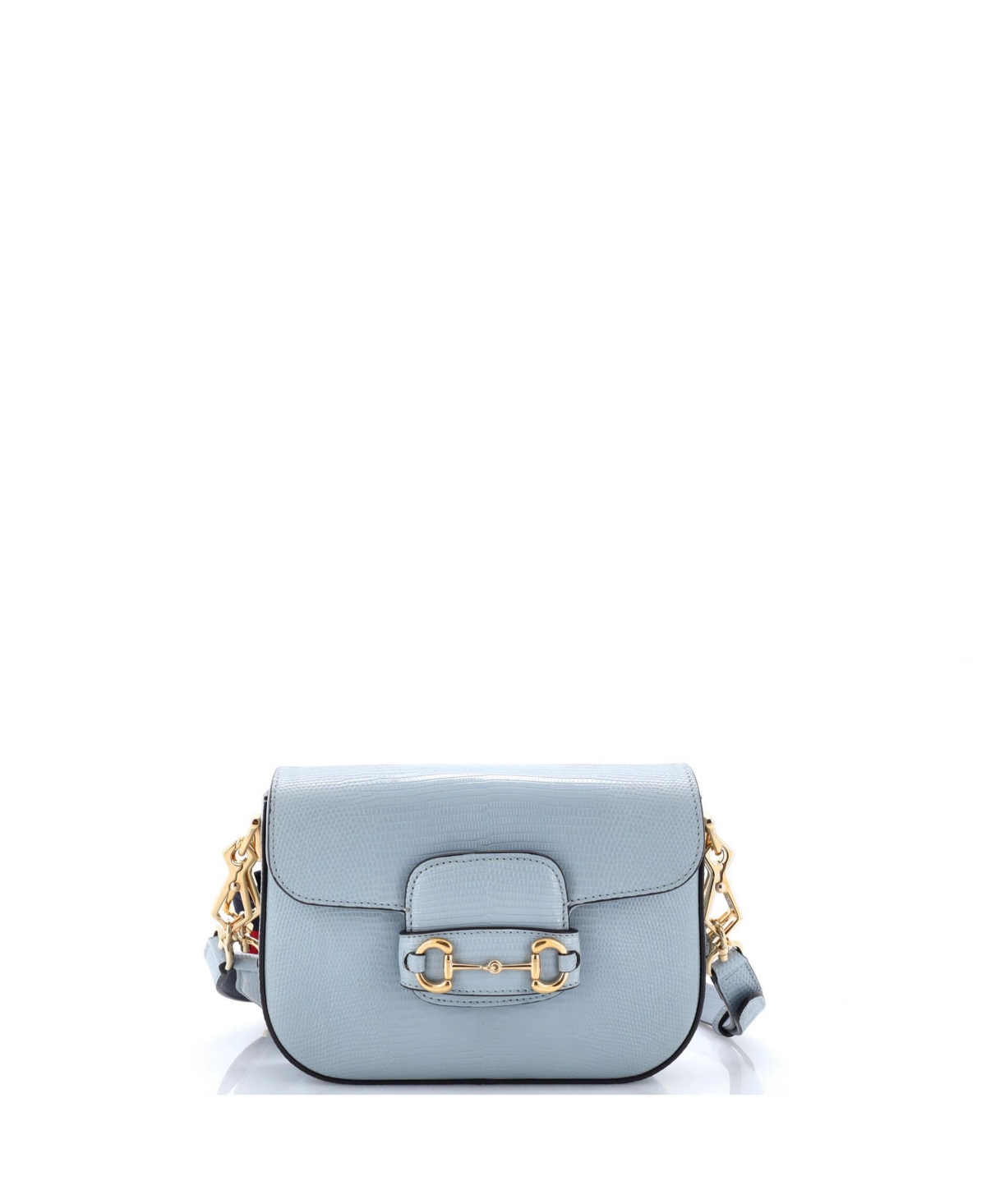 Pre-Owned Gucci Mini Horsebit 1955 Shoulder Bag - Blue