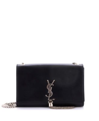 Medium Classic Monogram Tassel Crossbody Bag Leather