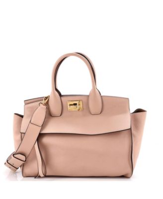 Studio Leather Medium Satchel