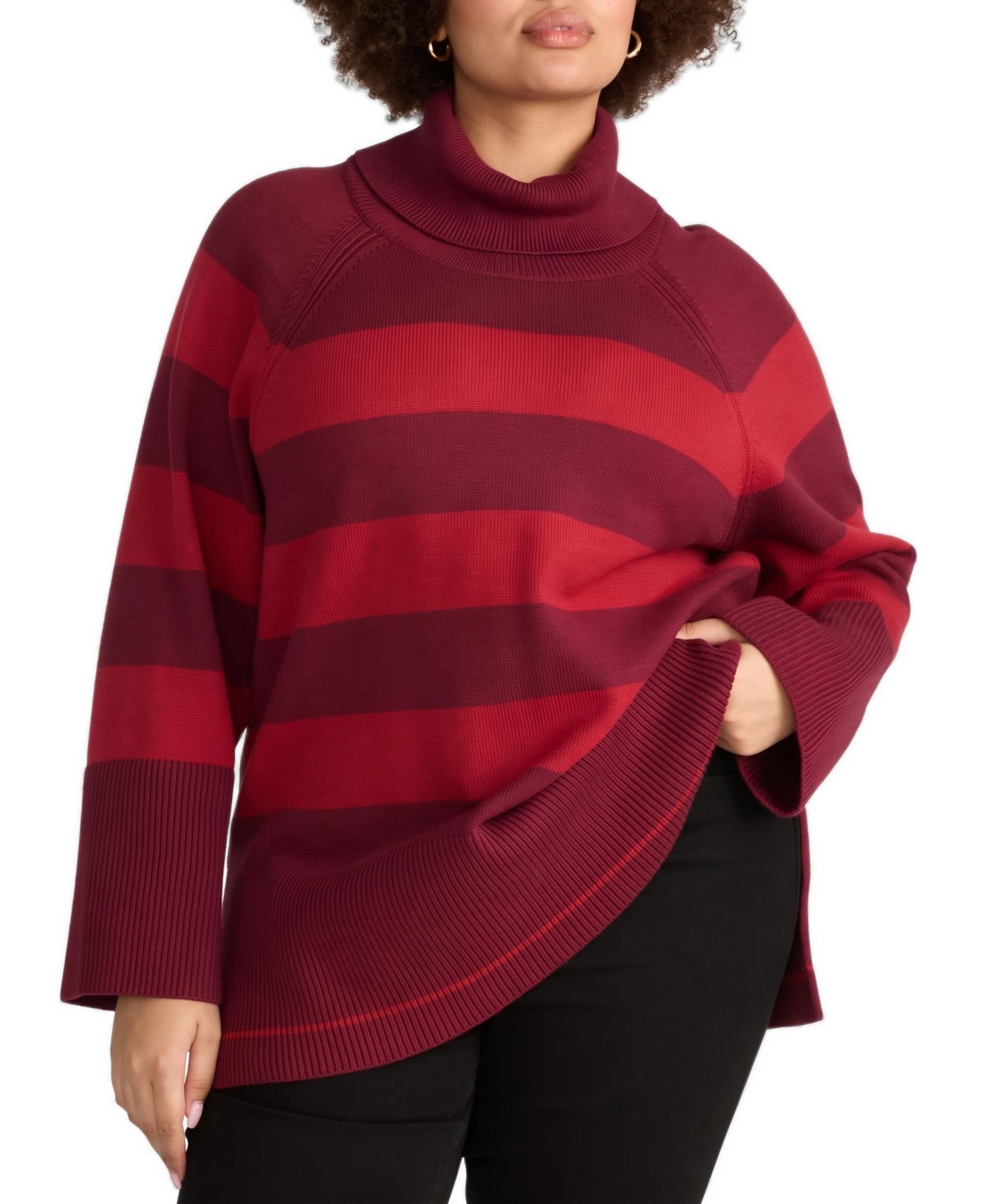 Plus Size Better Than Wool Oversize Turtleneck Sweater