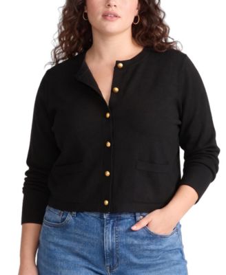 Plus Size Gabrielle Button Front Cardigan