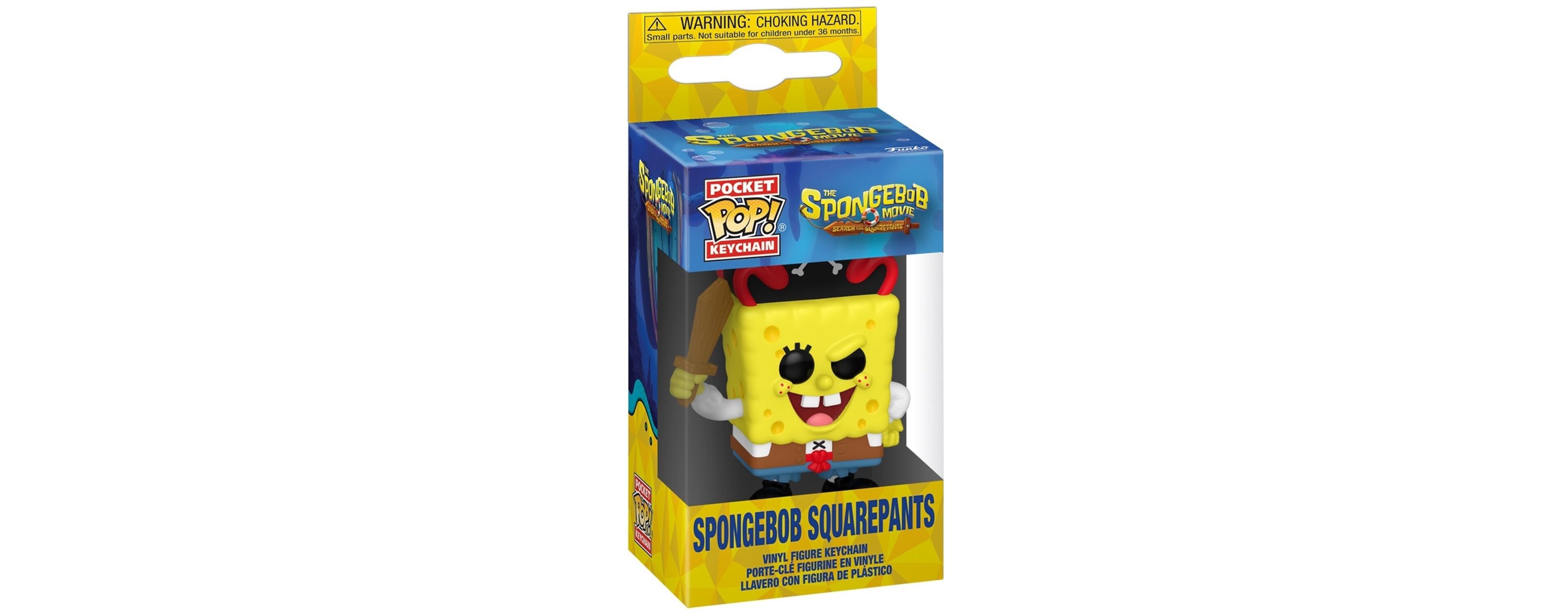Funko Pop! The SpongeBob Movie (2025) SpongeBob SquarePants Keychain, Ages 3+