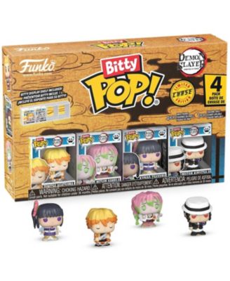 Bitty POP Demon Slayer Zenitsu 4-Pack Vinyl Figure, Ages 3+