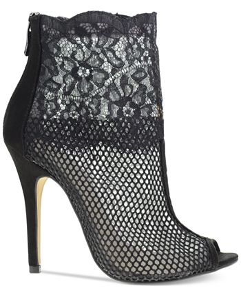 Chinese laundry jeopardy mesh discount lace booties
