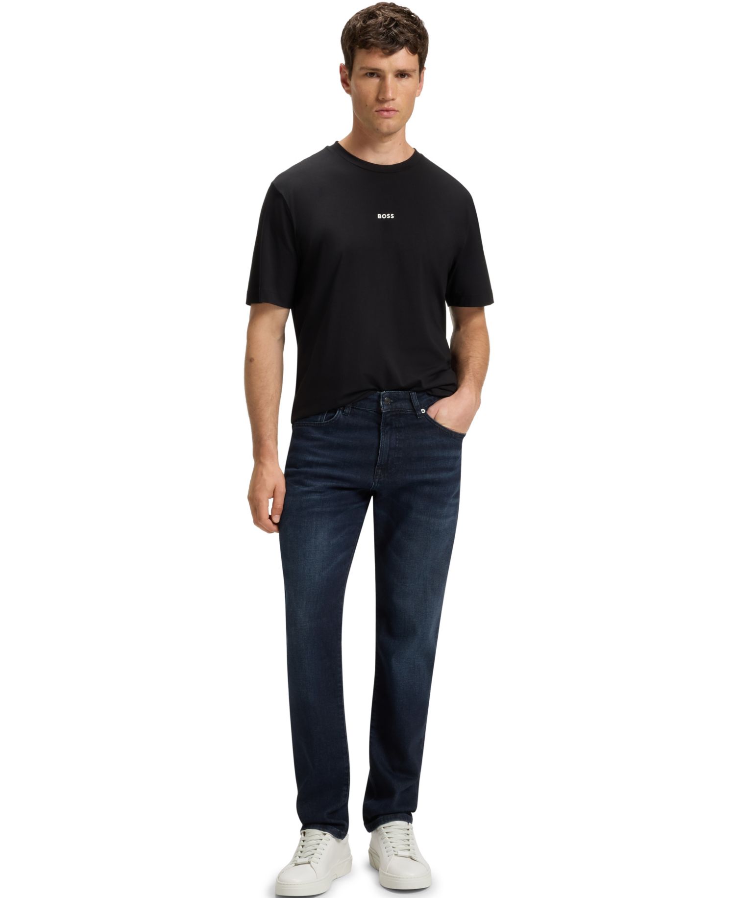 Men's Comfort-Stretch Denim Regular-Fit Jeans