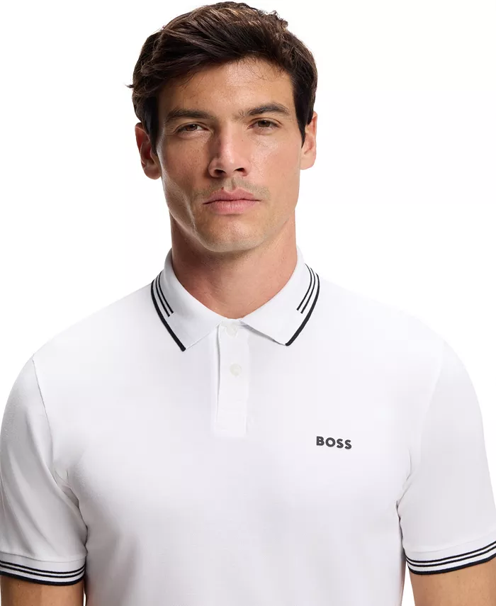 Men's Stretch-Cotton Slim-Fit Paul Polo Shirt - thumbnail 7