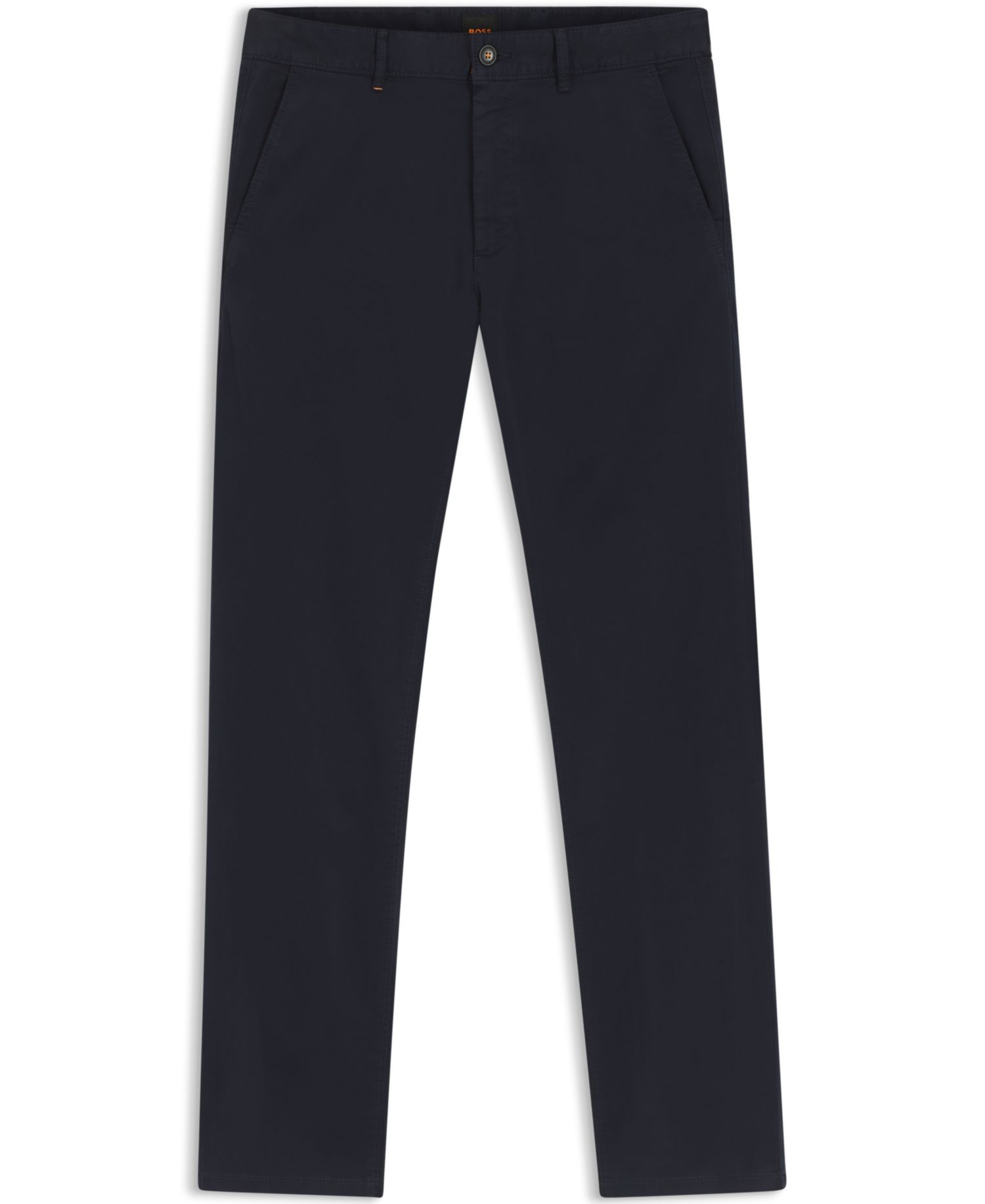 Men's Stretch-Cotton Satin Slim-Fit Chinos