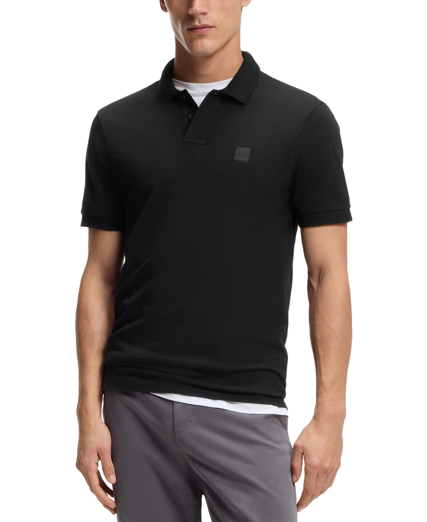 Men's Stretch-Cotton Slim-Fit Passenger Polo Shirt