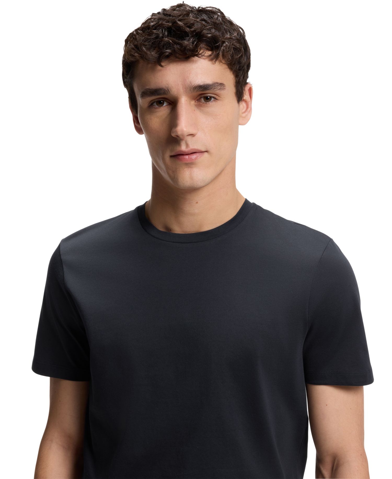 Men's Slim-Fit Mercerized-Cotton T-shirt