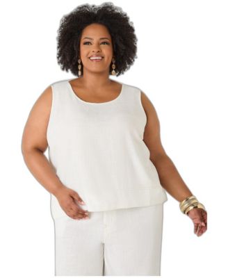 Women's Linen Blend Top