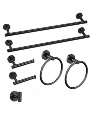 10 Piece 24" Bathroom Hardware Accessories Set Towel Bar
