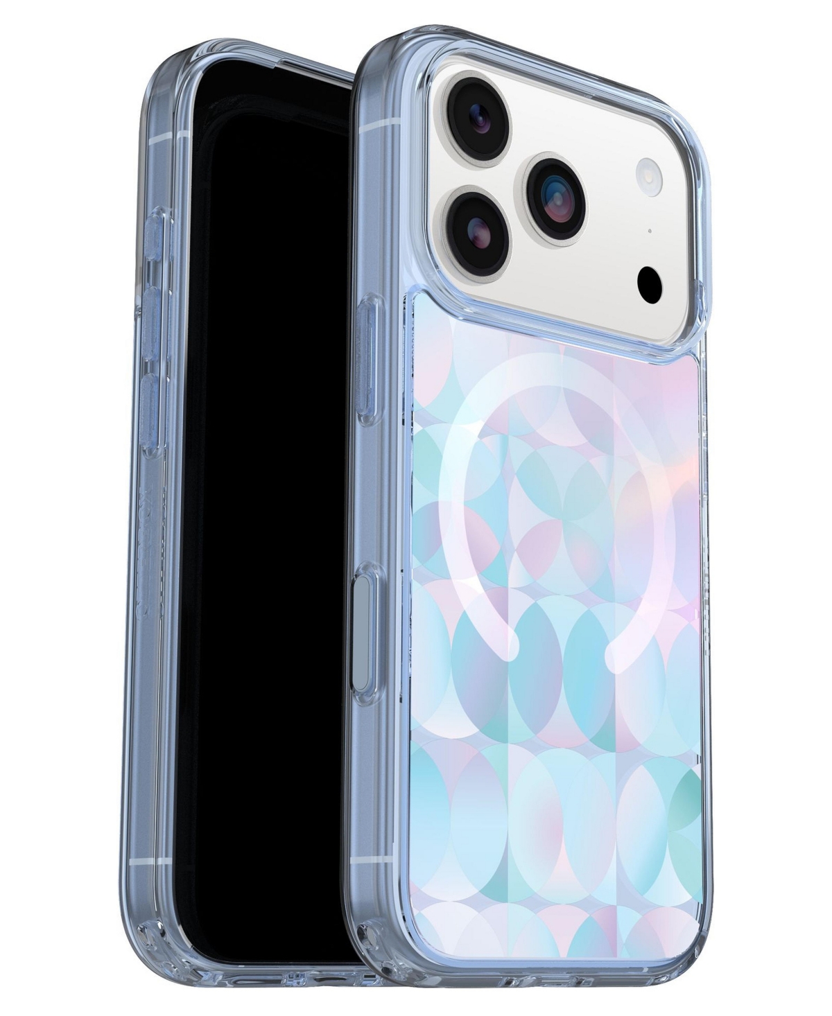 Otterbox Symmetry Clear MagSafe Drop+ Protection Case for Apple iPhone 17 Pro - Blue multicolor