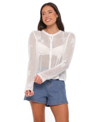 Women's Maddox Open Stitch Cardigan Sweaters