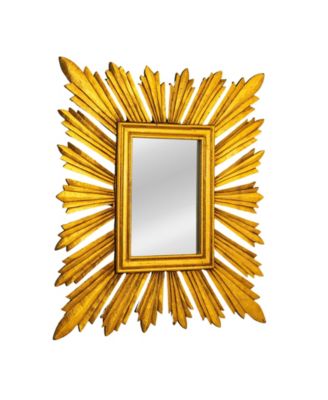Sunburst Rectangular Wall Mirror