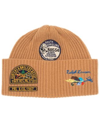 Men's Patch Beanie Hat