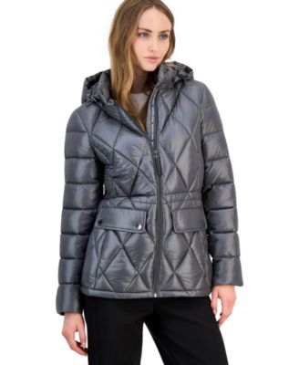 Women's Hooded Anorak Packable Puffer Coat
