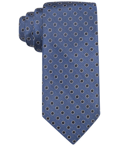 Ryan Seacrest Distinction™ Men's Brentwood Dot Stretch Comfort Slim Tie, Only at Macy's