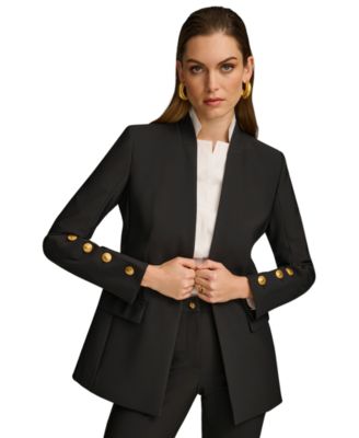 Women's Button-Sleeve Blazer