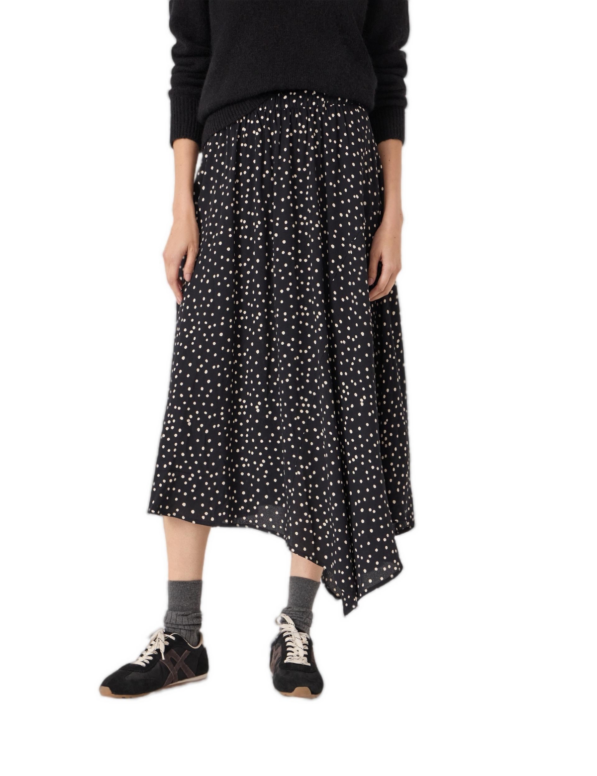 Hush Women's Cesca Polka Dot Asymmetric Skirt