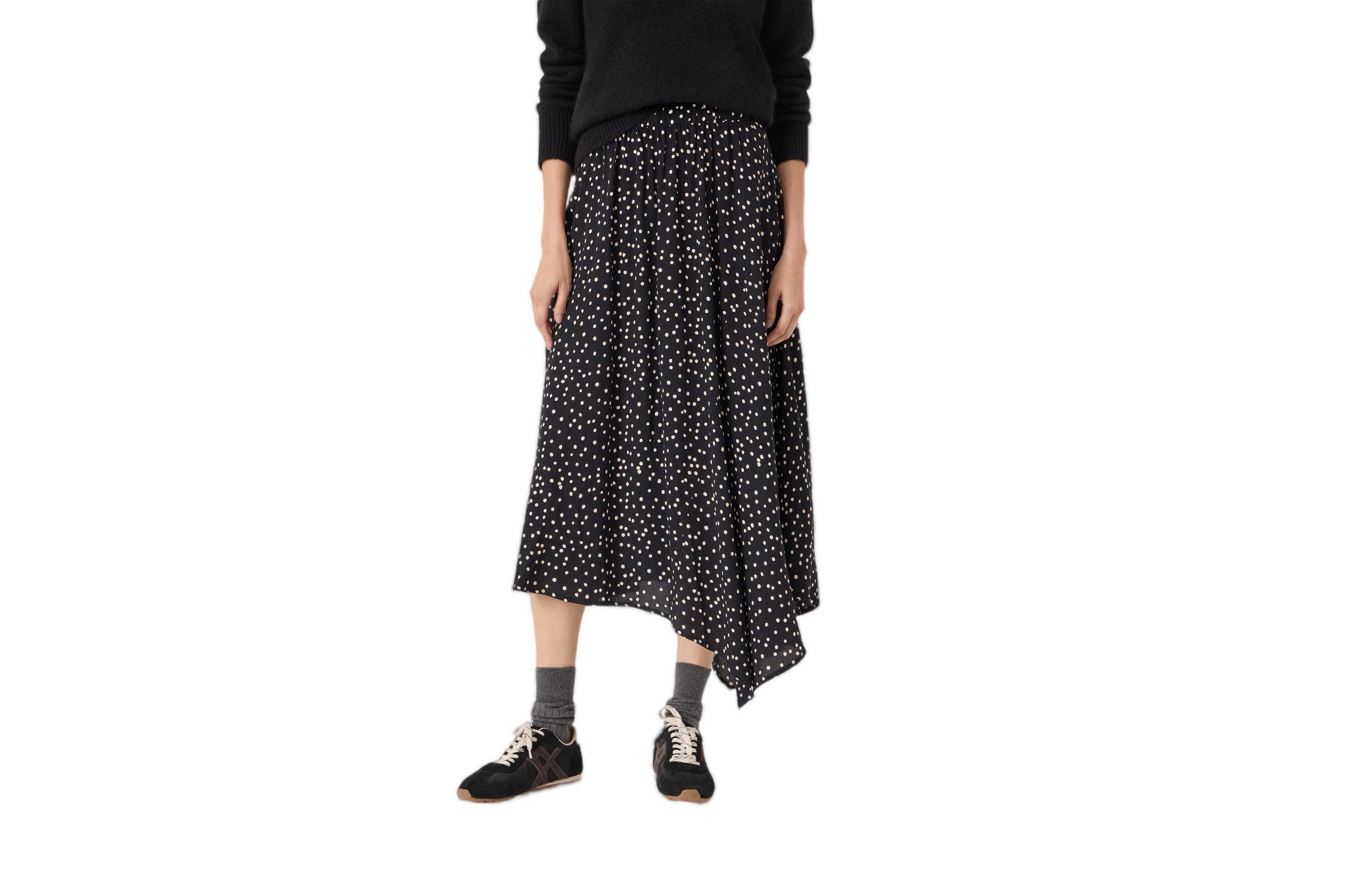 Hush Women's Cesca Polka Dot Asymmetric Skirt