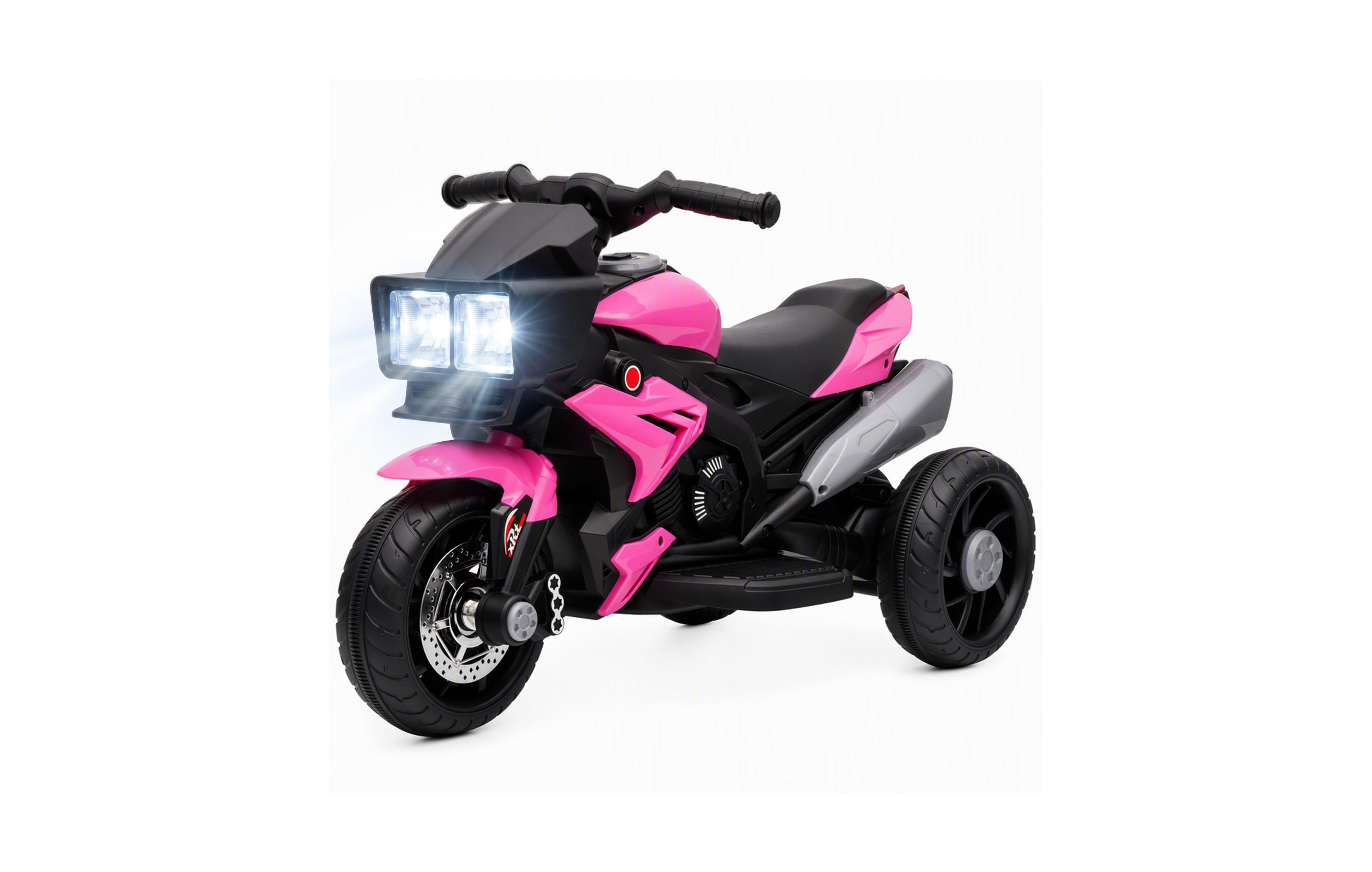 Sevorley Kids Battery-Powered 6V Ride-On Motorcycle with Horn, Ages 3-5