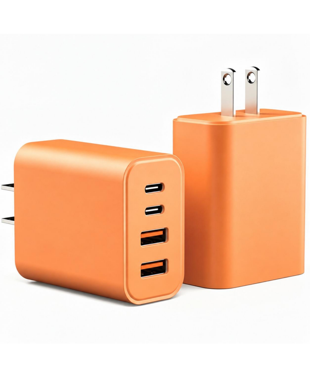 Lofree 40W Usb C Wall Charger Block 4 Port Pd Qc Fast Charging for Phone Tablet - Orange 40w 2a+2c ports