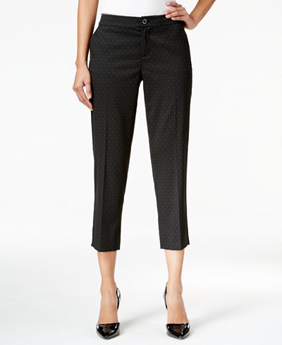 Tommy Hilfiger Cropped Tapered Pants, Only at Macy's