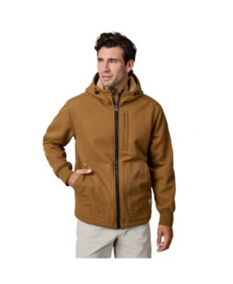 Men's Wind River Hooded Canvas Softshell Jacket