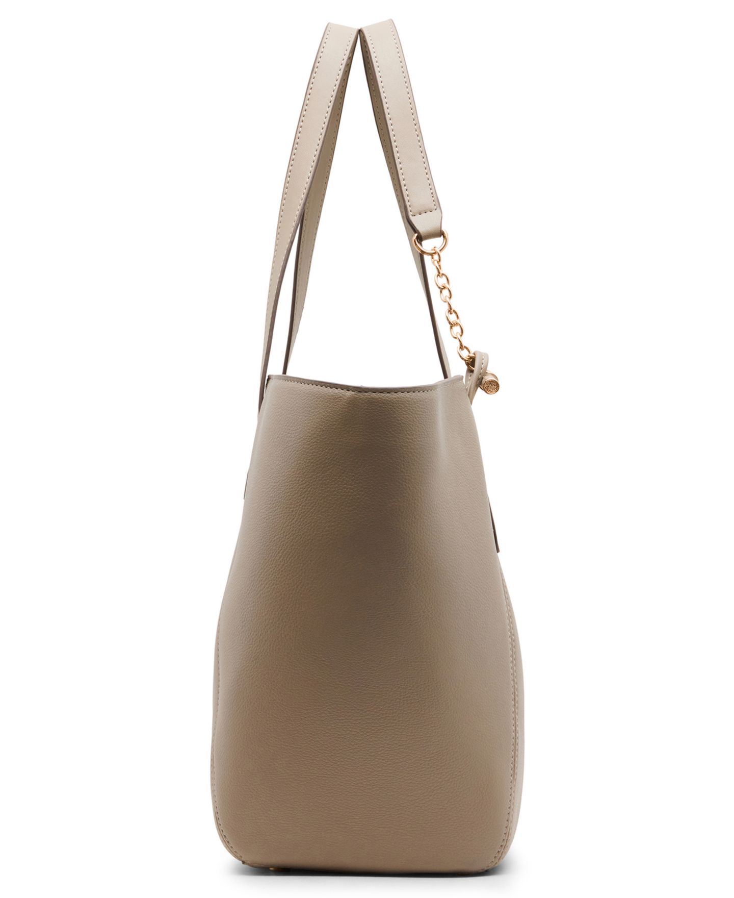 Женская сумка Anne Klein Toggle Large Magnetic Tote Handbag, цвет: Бежевый — фото 5