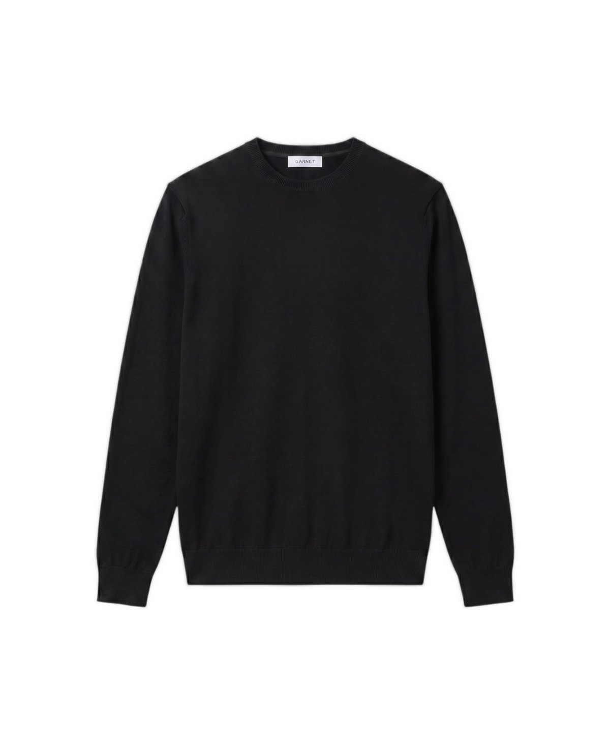 Garnet Men's Merino Wool Crewneck Regular-Fit Sweater