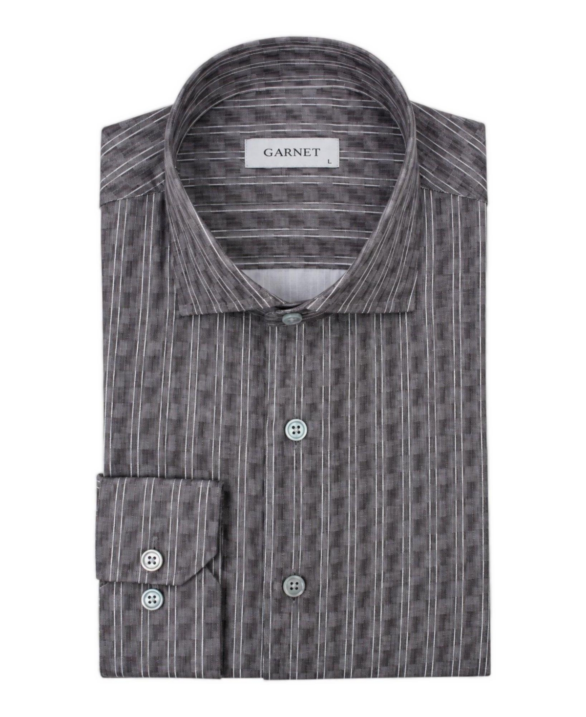 Garnet Men's Striped Long-Sleeve Shirt