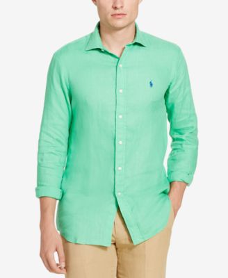 polo ralph lauren linen sport shirt