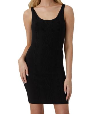 Women's Yuki Cable-Knit Scoop Neck Mini Sweater Dress