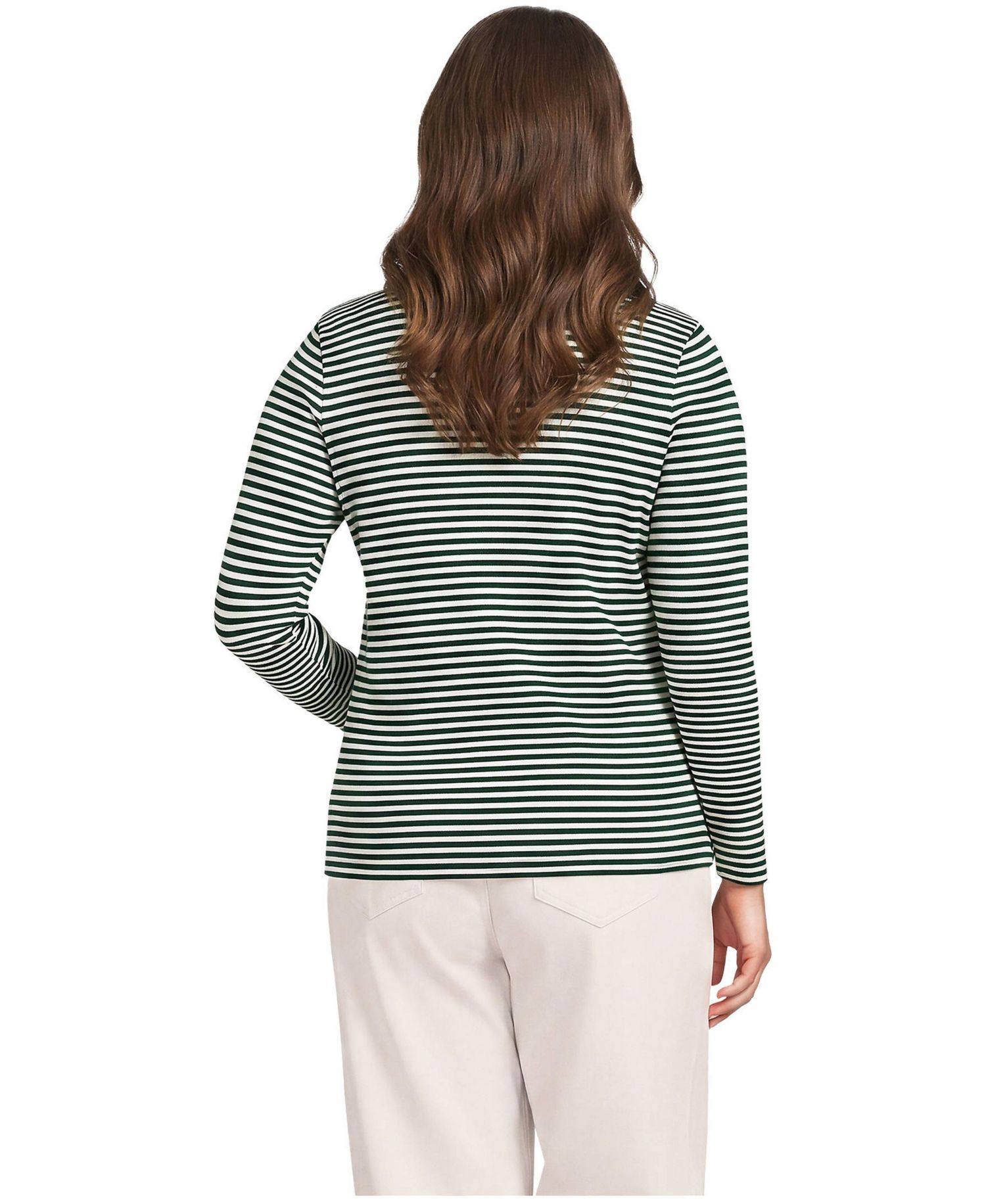 Plus Size Long Sleeve Micro Rib T-Shirt