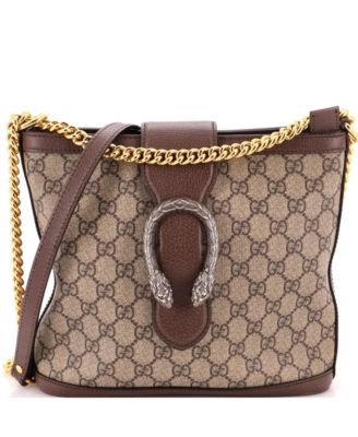 Medium Dionysus Bucket Bag GG Coated Canvas