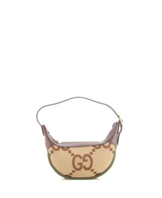 Mini Ophidia Half Moon Bag Jumbo GG Canvas
