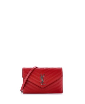 Classic Monogram Matelasse Chevron Wallet on Chain