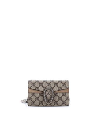 Dionysus Mini Canvas Coated Chain-Strap Shoulder Bag