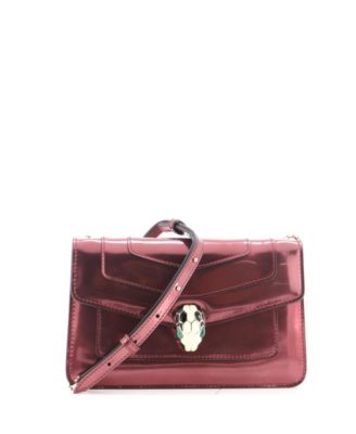Small Serpenti Forever Shoulder Bag Metallic Leather