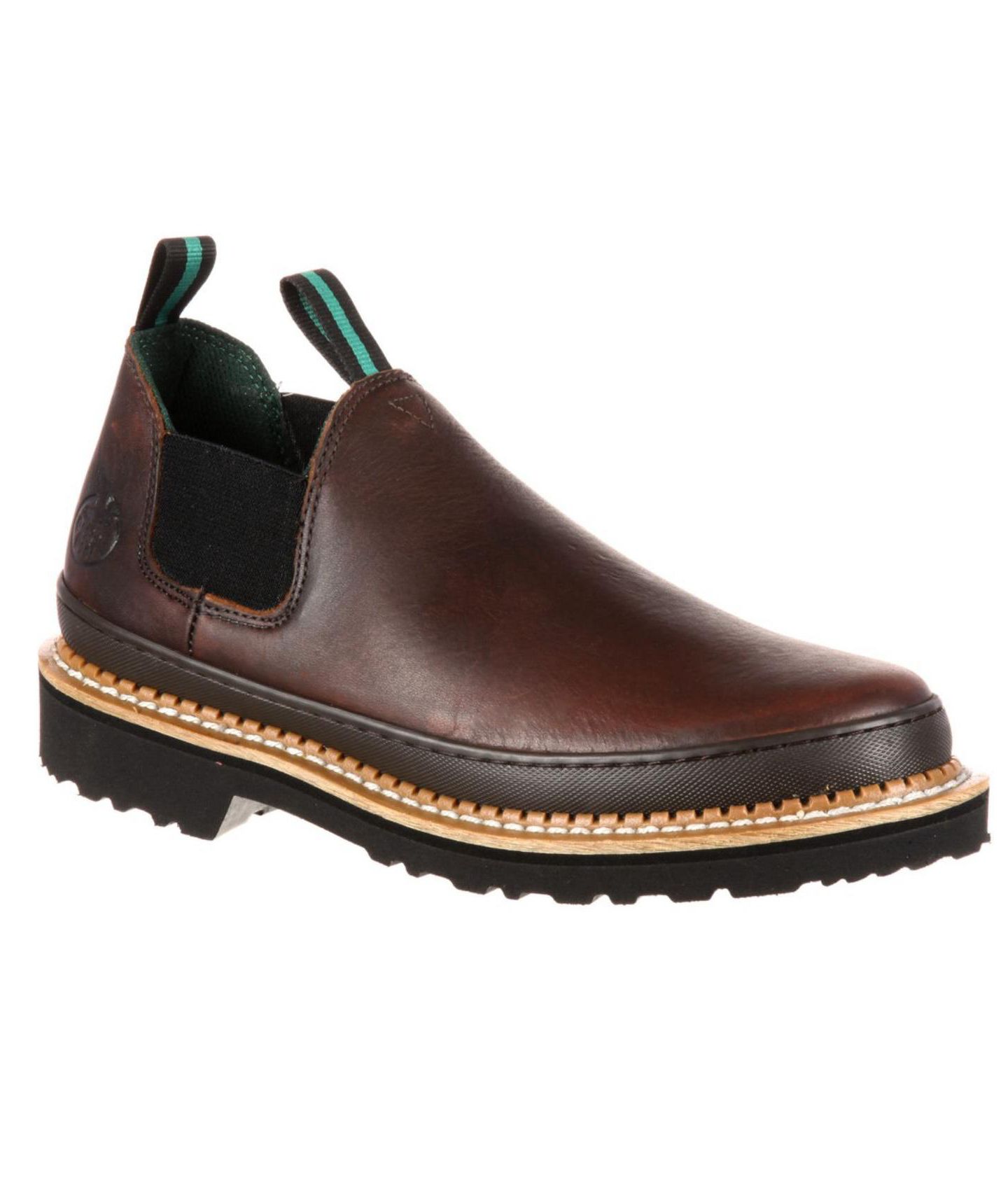 Мужские туфли GEORGIA BOOT Georgia Giant Soggy Brown Steel Toe Romeo, цвет: Коричневый — фото 6